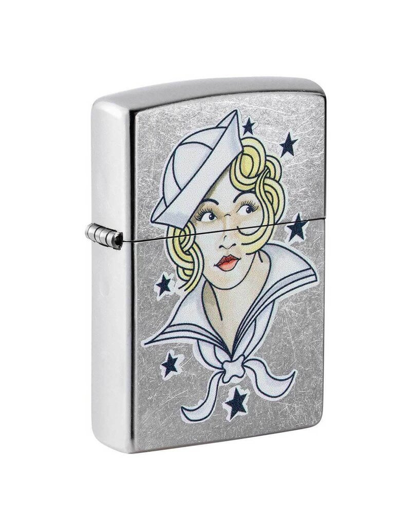 Zippo Sailor Girl Tattoo