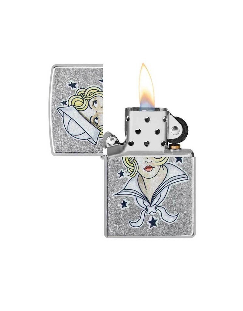 Zippo Sailor Girl Tattoo