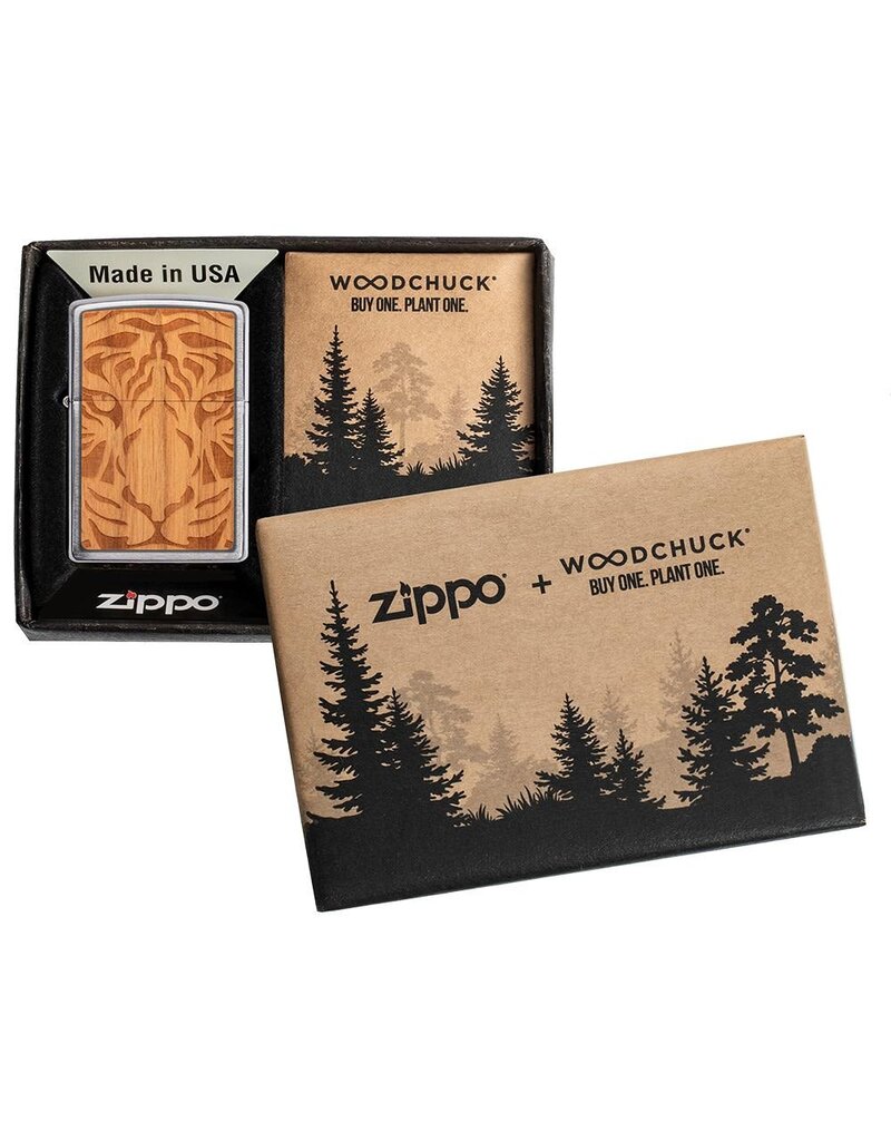 Zippo Woodchuck Cherry Tiger