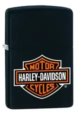 Zippo Harley Black Matte Logo