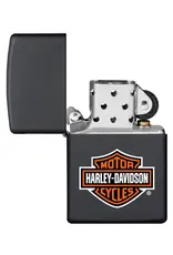 Zippo Harley Black Matte Logo