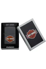 Zippo Harley Black Matte Logo