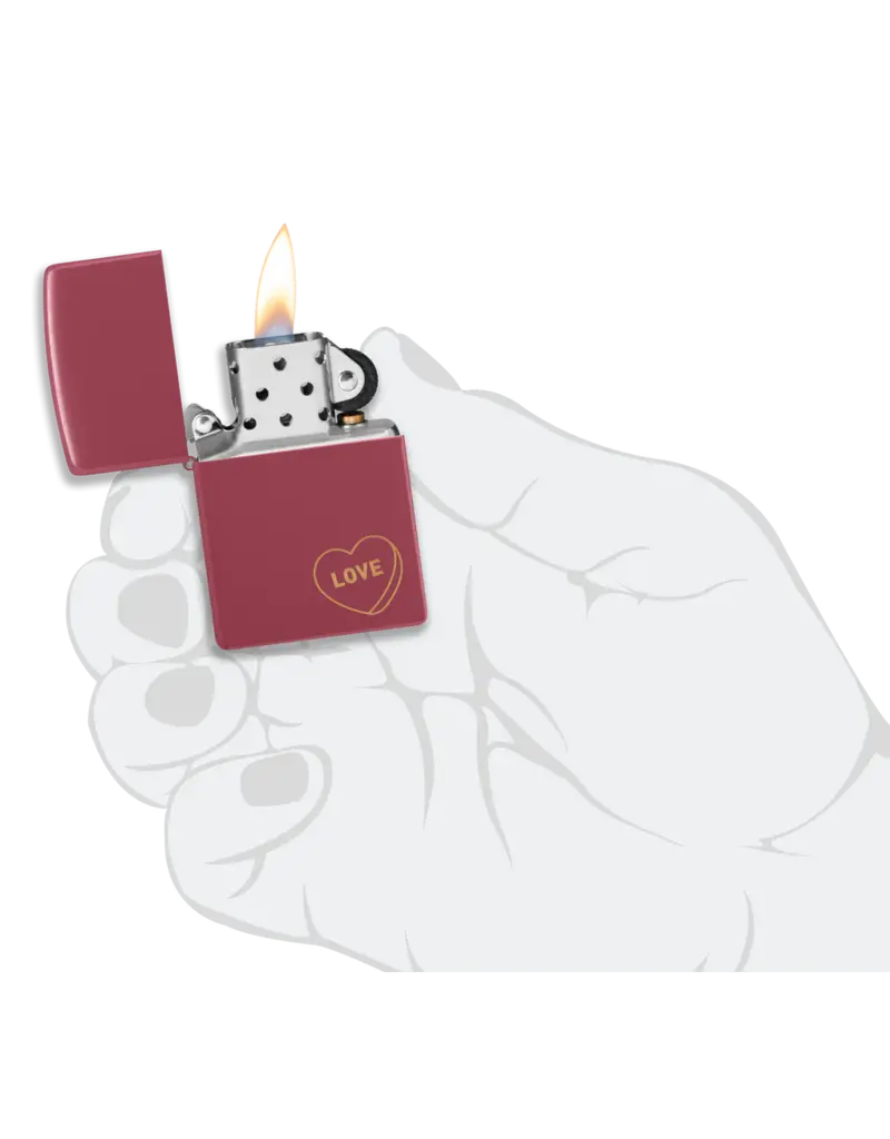 Zippo Brick Love Heart