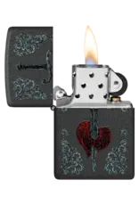 Zippo Heart Dagger Tattoo Design