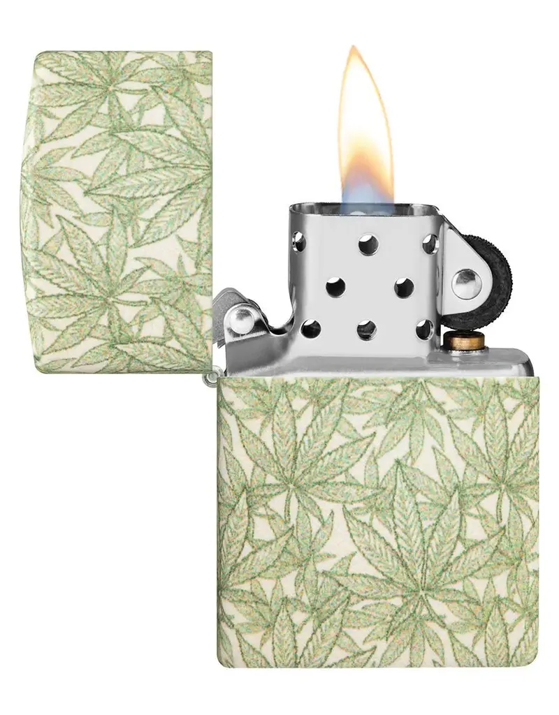 Zippo Cannabis Leafs