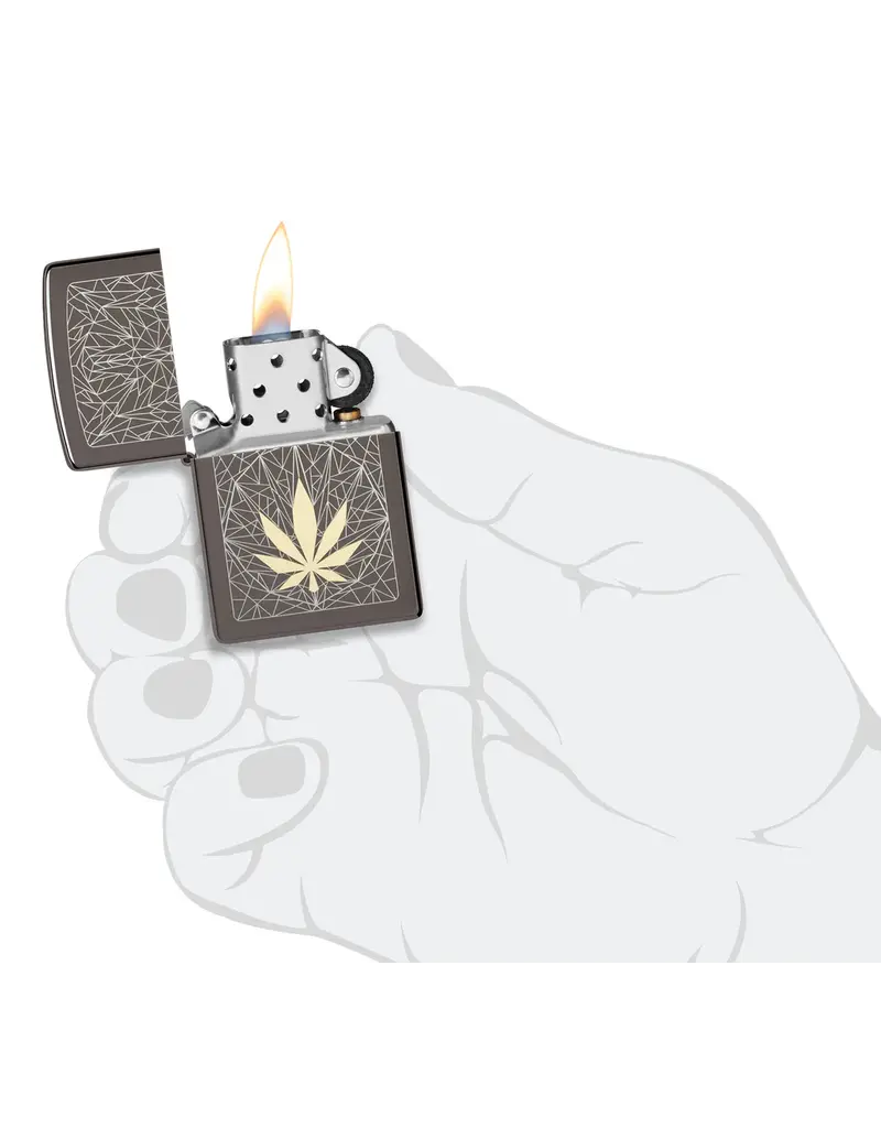 Zippo Geometric Weed