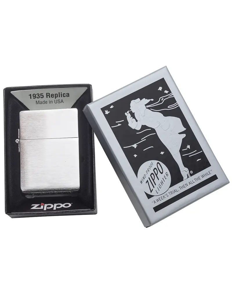 Zippo 1935 Replica Brushed Chrome
