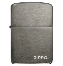 Zippo 1941 Replica with Zippo logo Black Ice