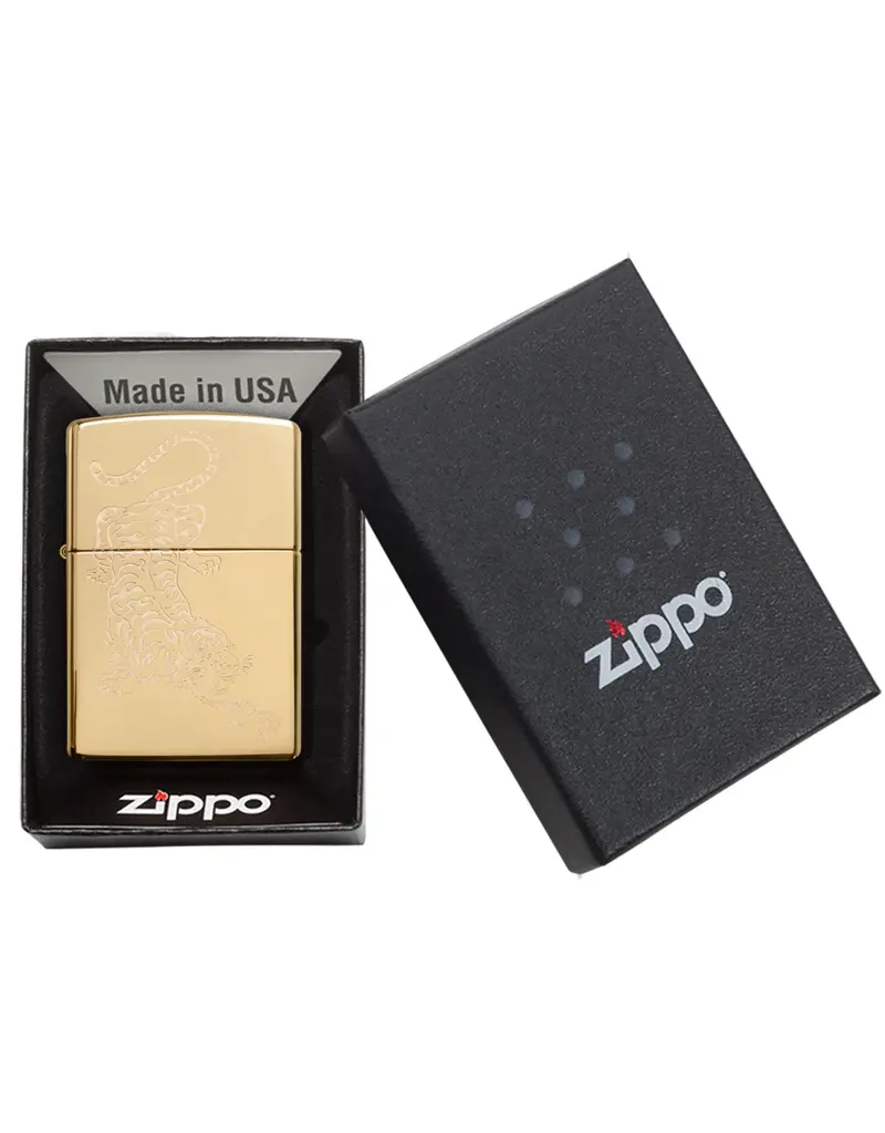 Zippo Tattoo Tiger Design