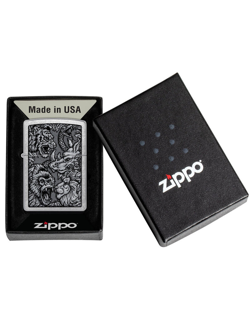 Zippo Jungle Design