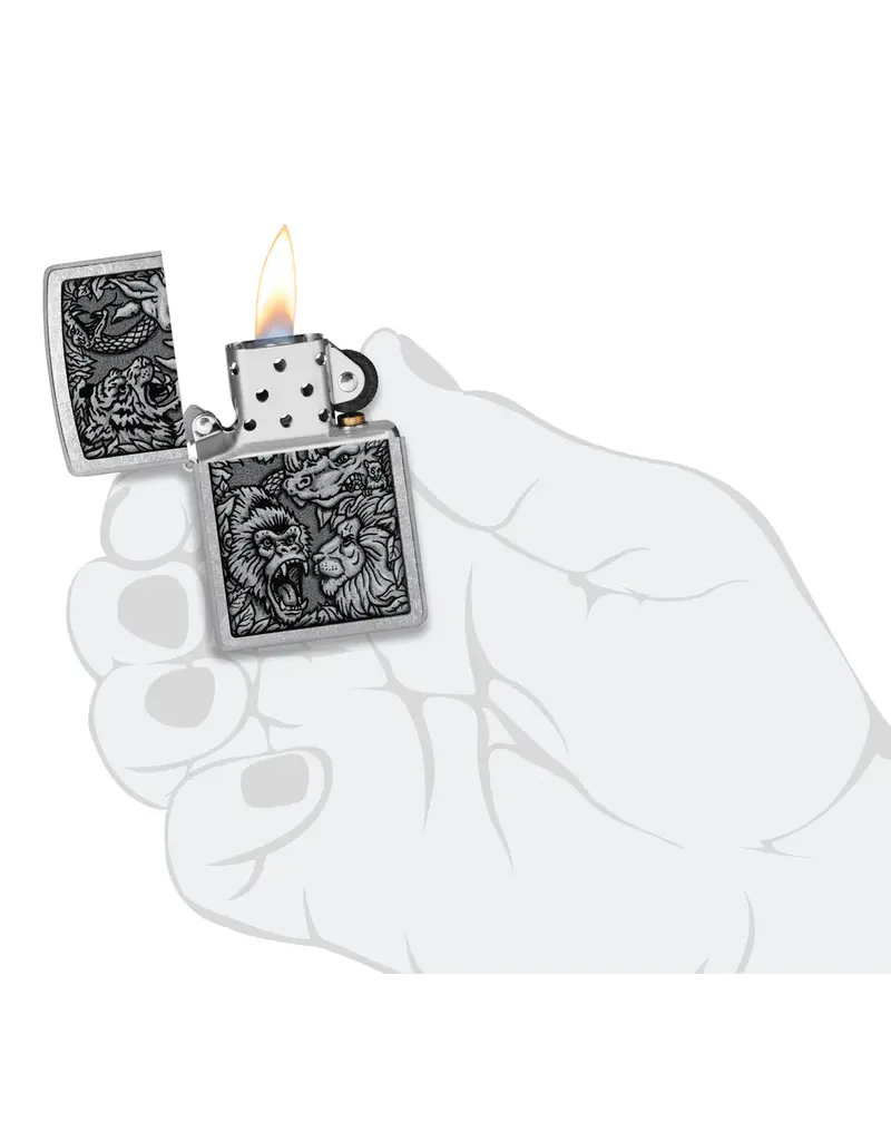 Zippo Jungle Design