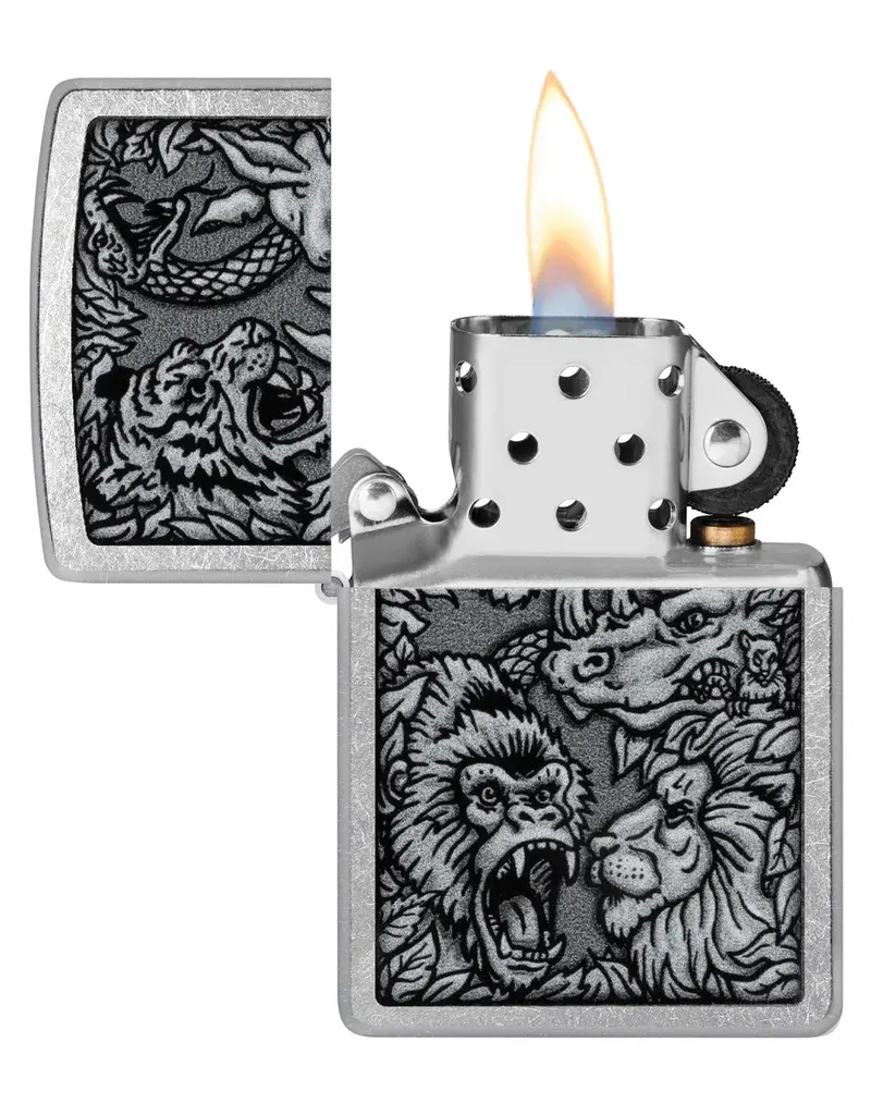 Zippo Jungle Design