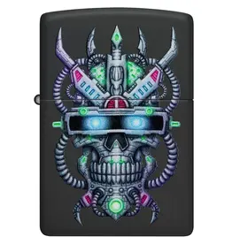 Zippo Cyber Skull Design
