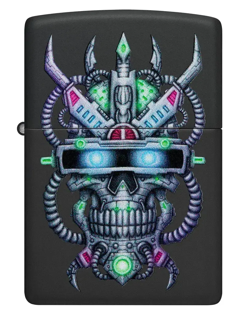 Zippo Cyber Skull Design