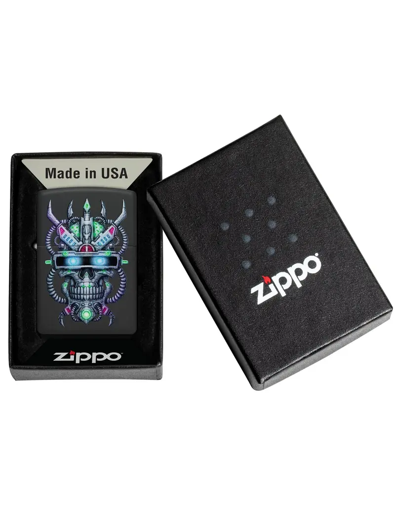 Zippo Cyber Skull Design