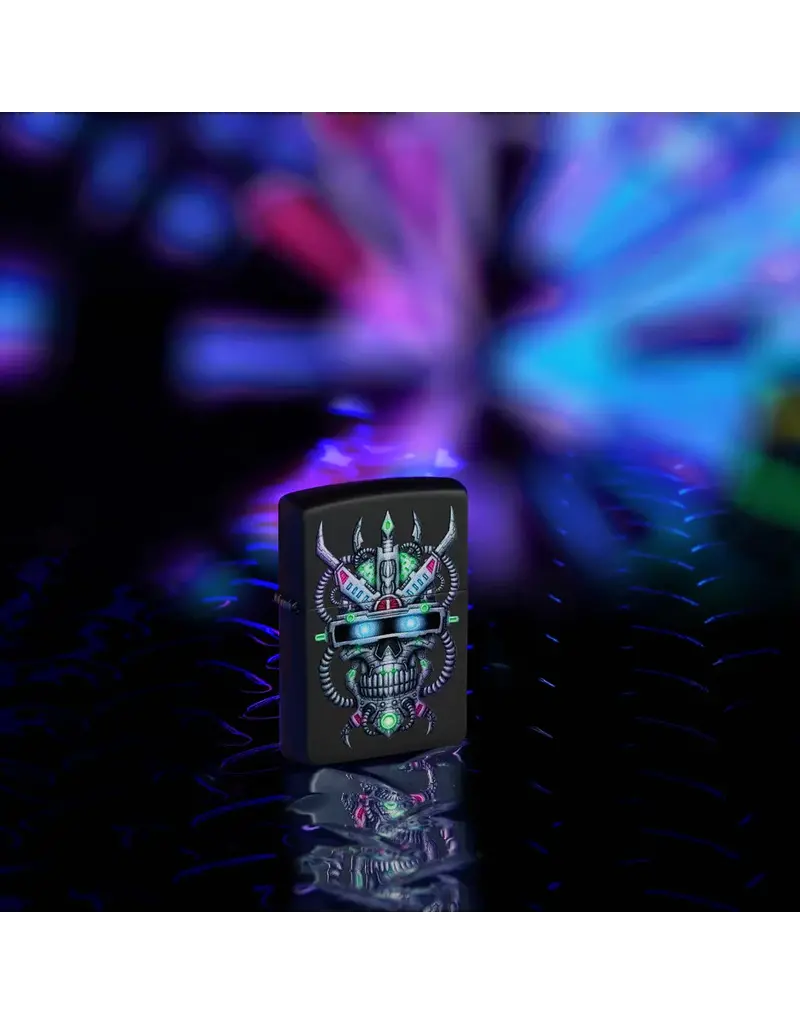 Zippo Cyber Skull Design