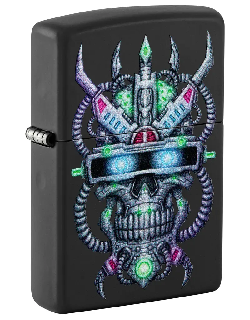 Zippo Cyber Skull Design