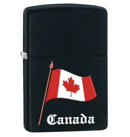 Zippo Souvenir Flag of Canada Black