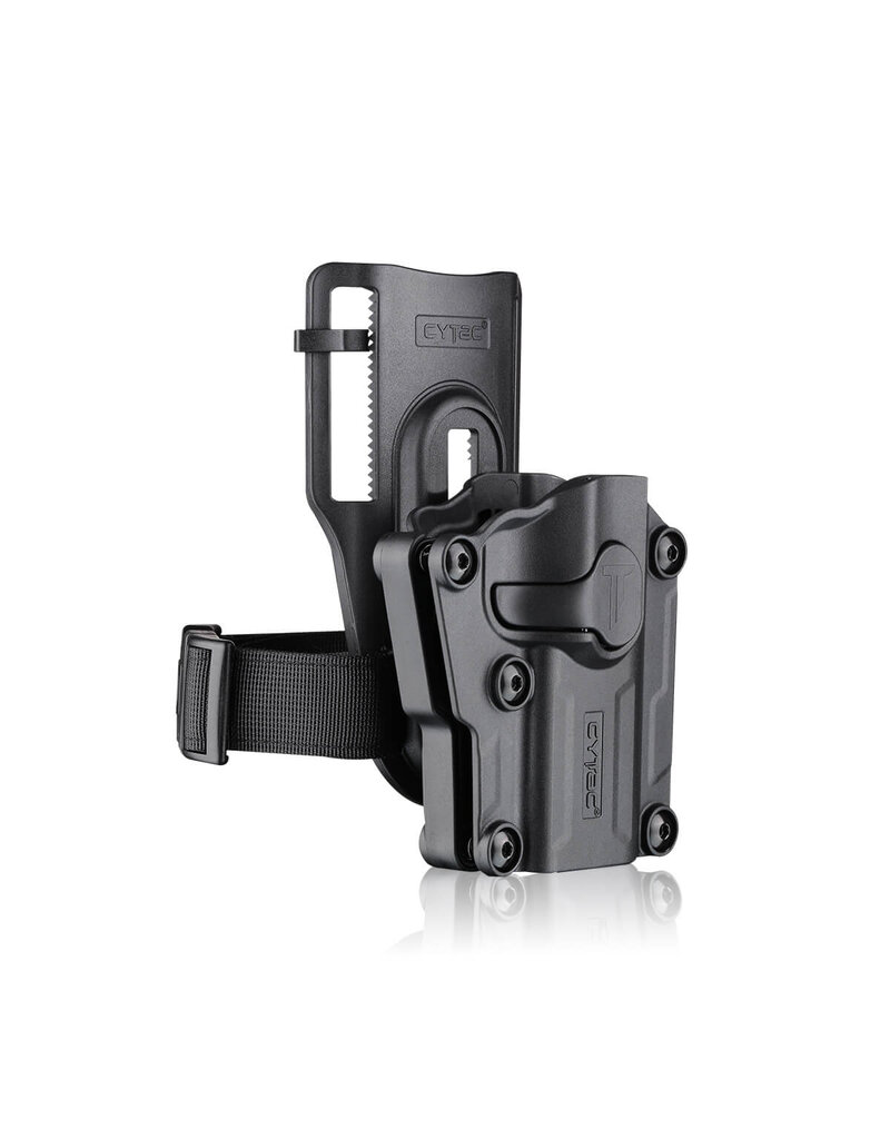 Cytac Universal Low Ride Holster with Optic Cutout Black