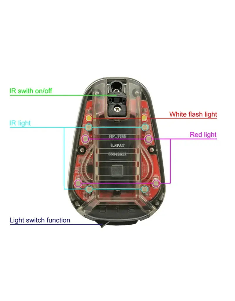 WADSN Hel-Star  6 Gen III Helmet Light
