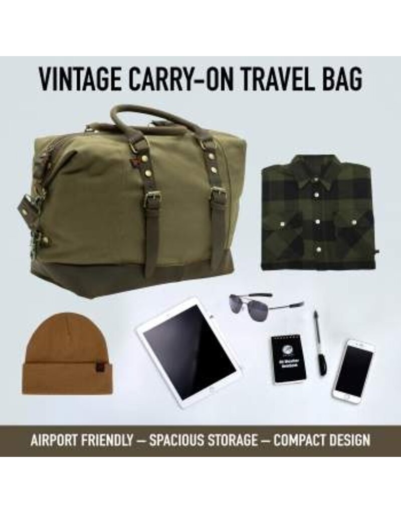 Rothco Vintage Carry-On Travel Bag Olive