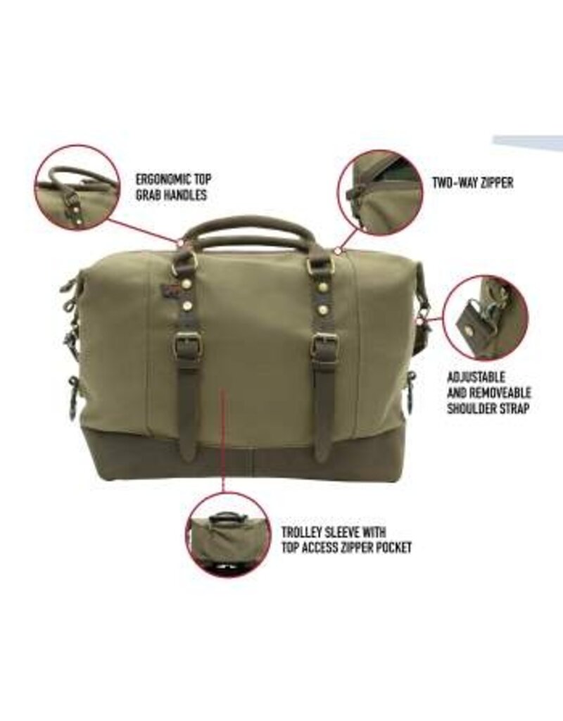 Rothco Vintage Carry-On Travel Bag Olive