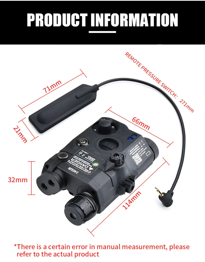 WADSN LA-PEQ15-Red Laser