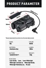 WADSN P4 Combined Device Gen.3.0 (Green&IR Laser) (Aluminum）
