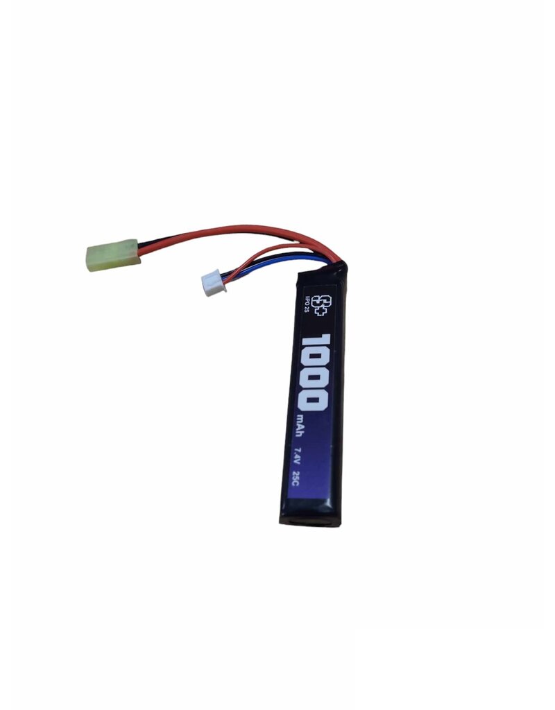 7.4V lipo 1000mAh Stick 25C