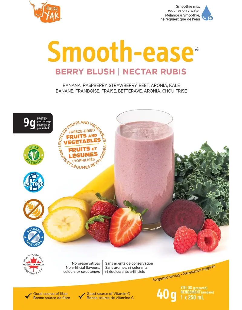 Happy Yak Smooth-Ease Berry-Blush (1 PK)