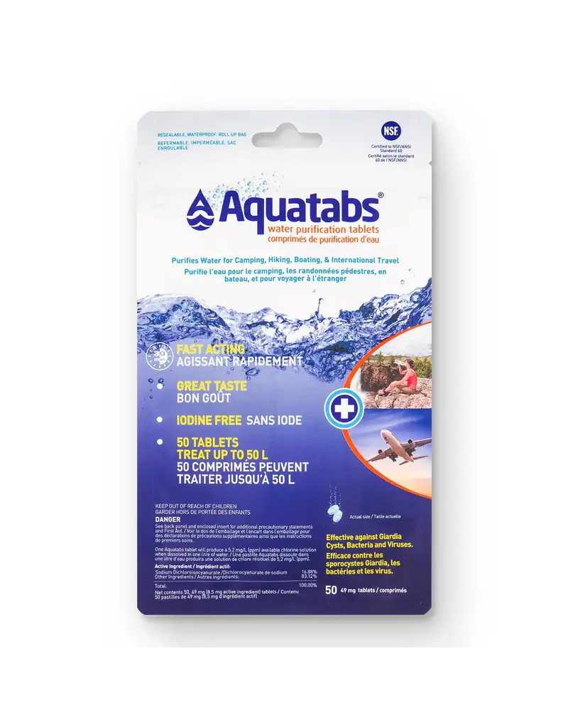 Aquatabs 50 Water Purification Tablets