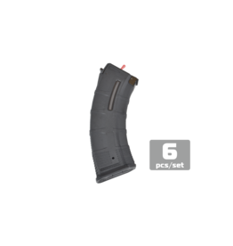 ICS Airsoft MAR T Tactical Mid-Cap Magazinev (6 Pack)