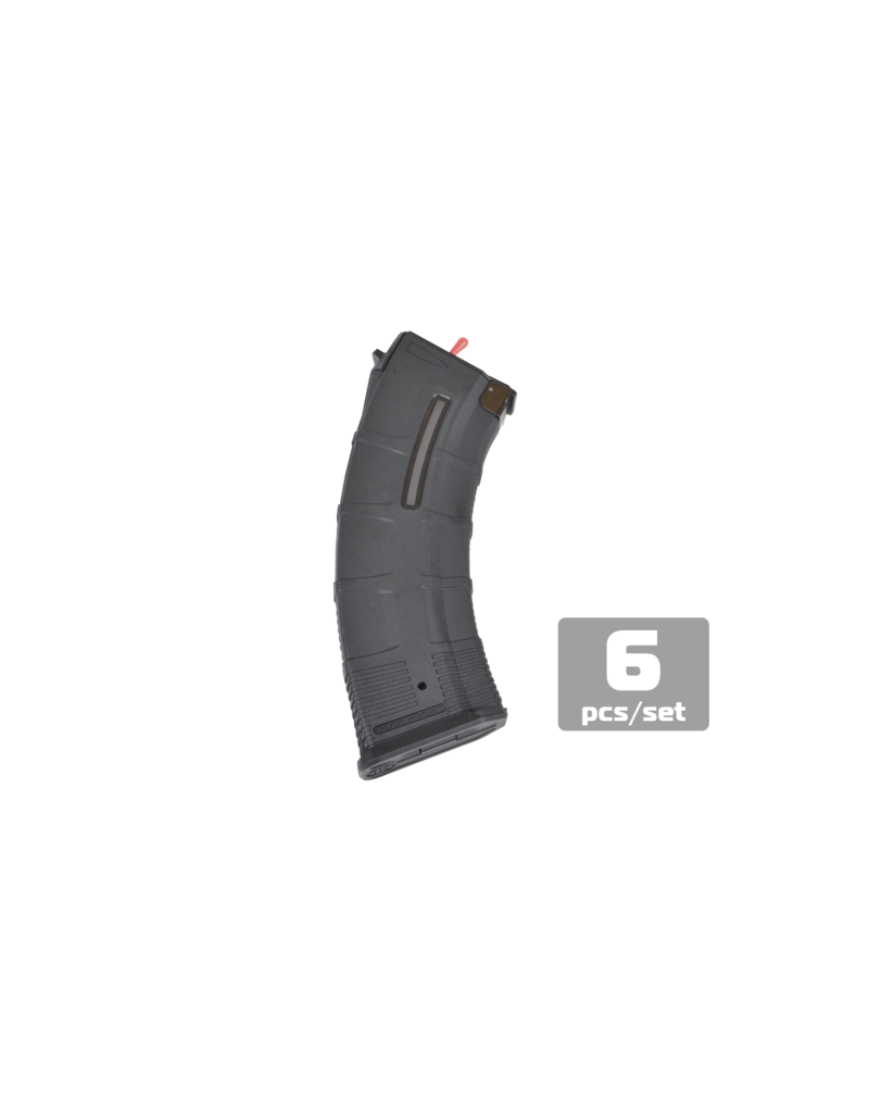 ICS Airsoft MAR T Tactical Mid-Cap Magazinev (6 Pack)