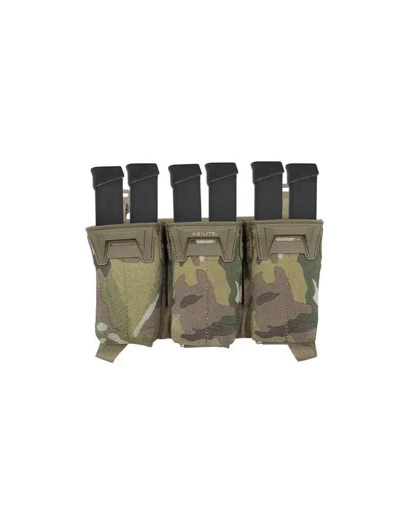 AGILITE Pincer Placard Multi-Caliber Triple Mag Pouch