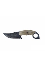 MAB IMPEX Full Tang Up Swept Damascus Steel  Skinner