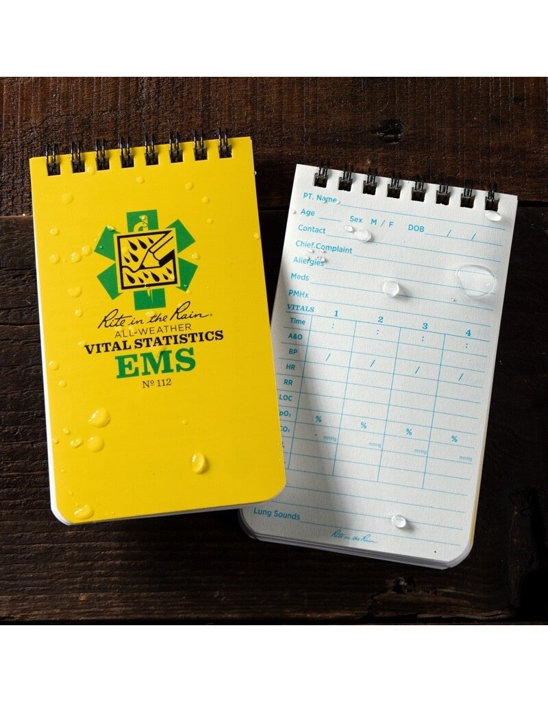 Rite in the Rain EMS Vital Stats Notebook