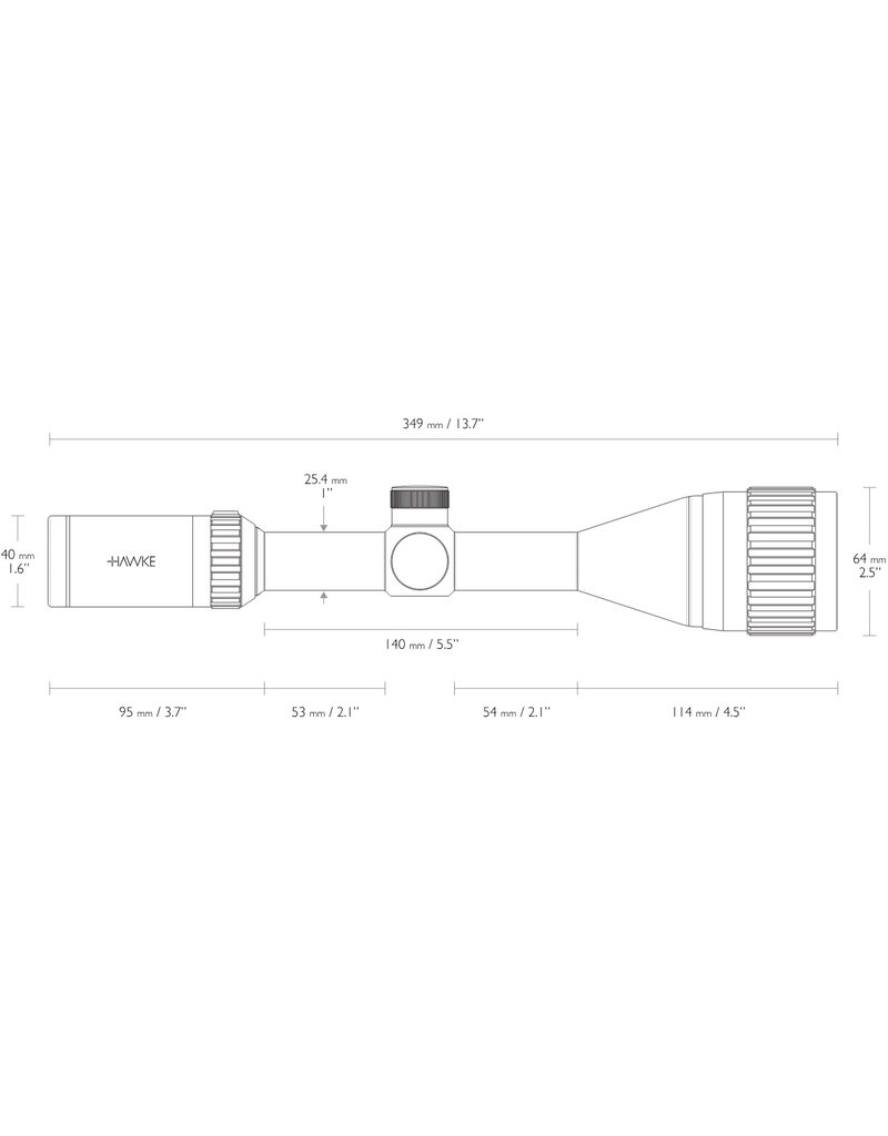 Hawke Vantage IR 4-12x50 AO Mil Dot