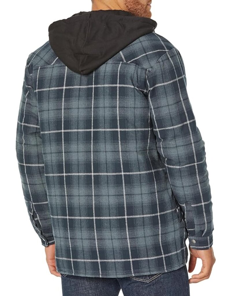 Dickies Water Repellent Flannel Hooded Shirt Jacket