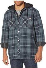 Dickies Water Repellent Flannel Hooded Shirt Jacket