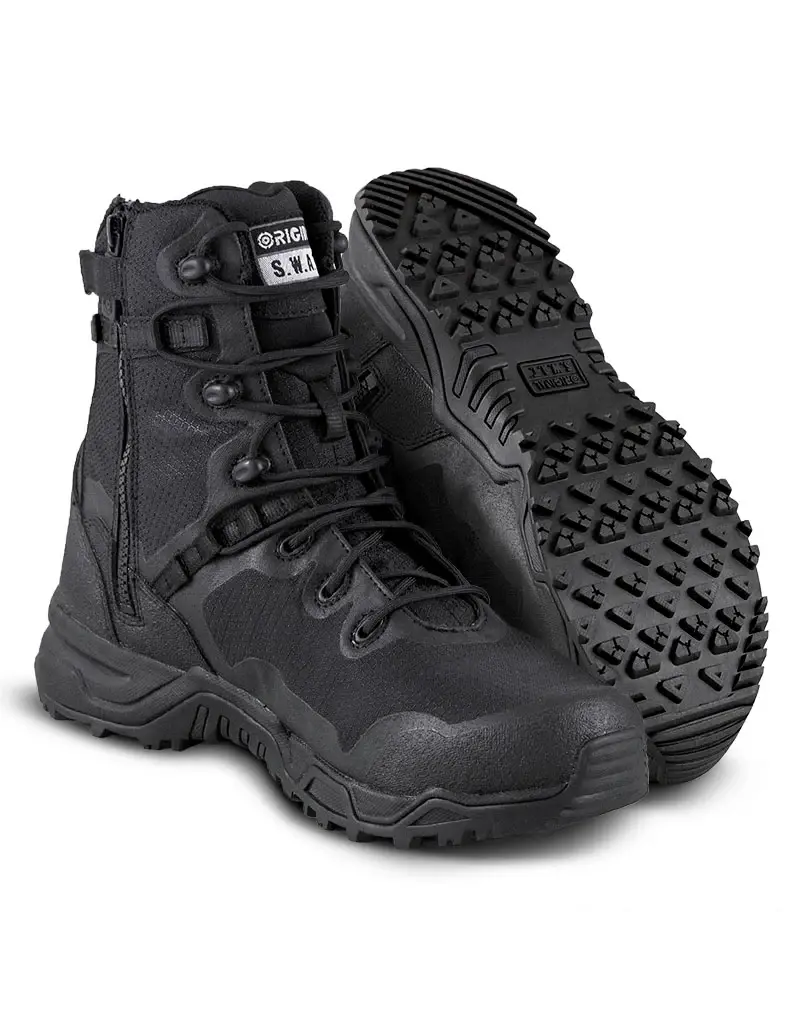 Original SWAT Bottes Tactiques  Alpha Fury 8" Side-Zip