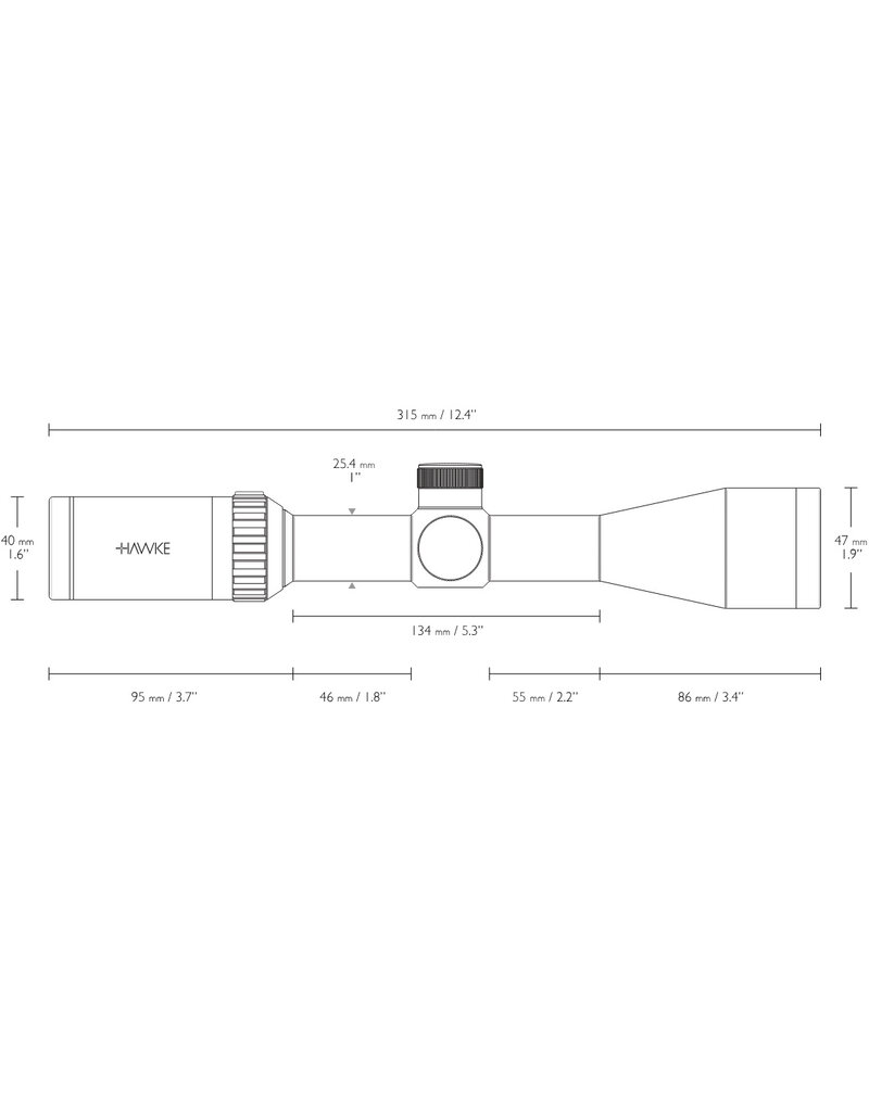Hawke Vantage IR 3-9x40 Mil Dot