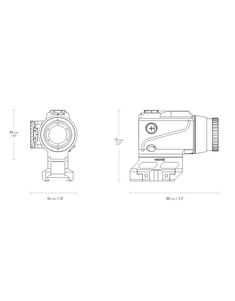 Hawke Prism Sights Speed Dot 1x15