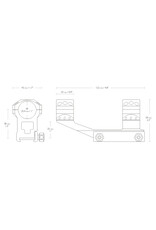 Hawke Tactical Cantilever Ring Mounts Weaver 1 Inch