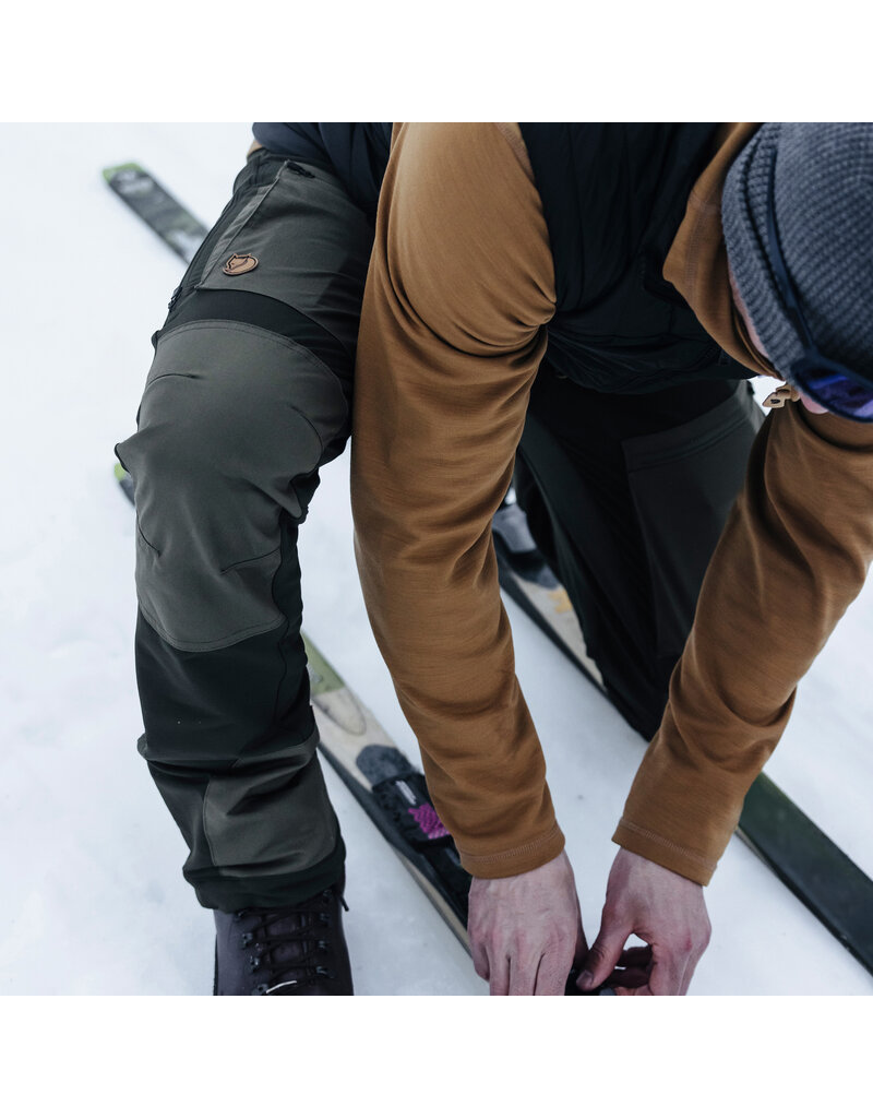 Fjällräven Pantalon d'hiver Keb Agile M Deep Forest - Laurel Green
