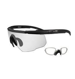 WileyX Saber Advanced Clear Matte Black Frame with RX Insert