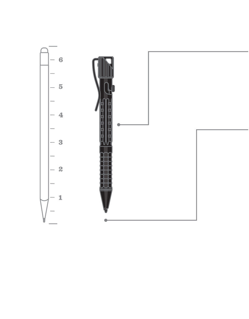 Rite in the Rain Metal Readiness Pen