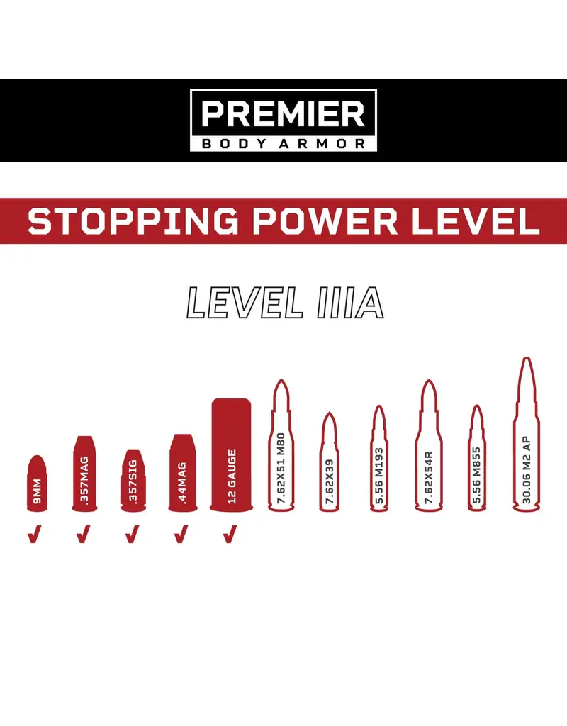 Premier Body Armor Hybrid Tactical Vest - Level IIIA