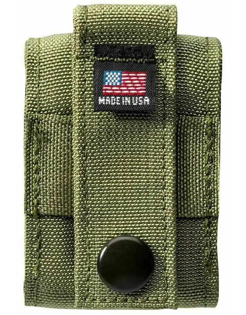 Zippo Black Crackle Lighter with OD Pouch Gift Set