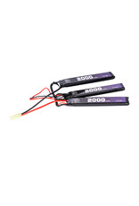 S+ Batterie Lipo 11.1V 2000mAh Triple Split Tamiya