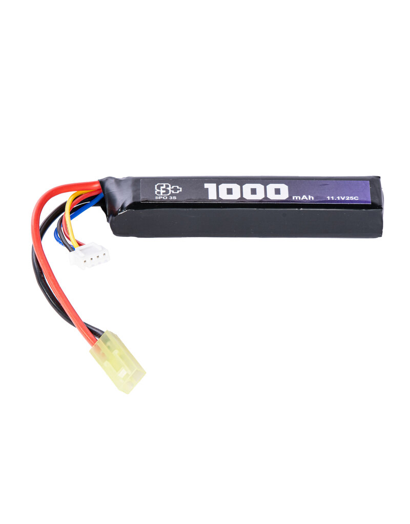 S+ 11.1V Lipo 1000mAh 25C